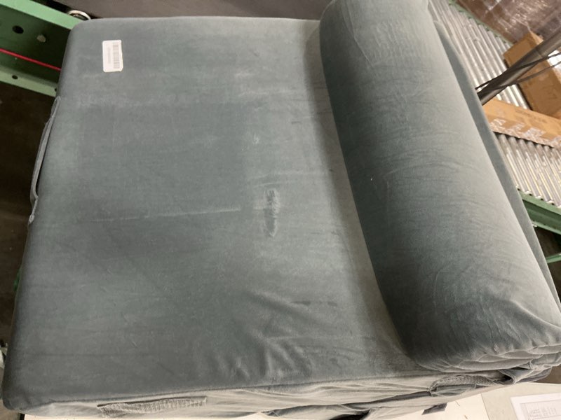 Condition photo showing Good Condition for 3pcs wedge pillow for acid reflux relief, adjustable wedge pillow headboard, bed wedges pillow for back pain relief, sleeping, post surgery, back support pillows for sitting up, snoring, plush grey adjustable wedge+1 pillow velvet grey