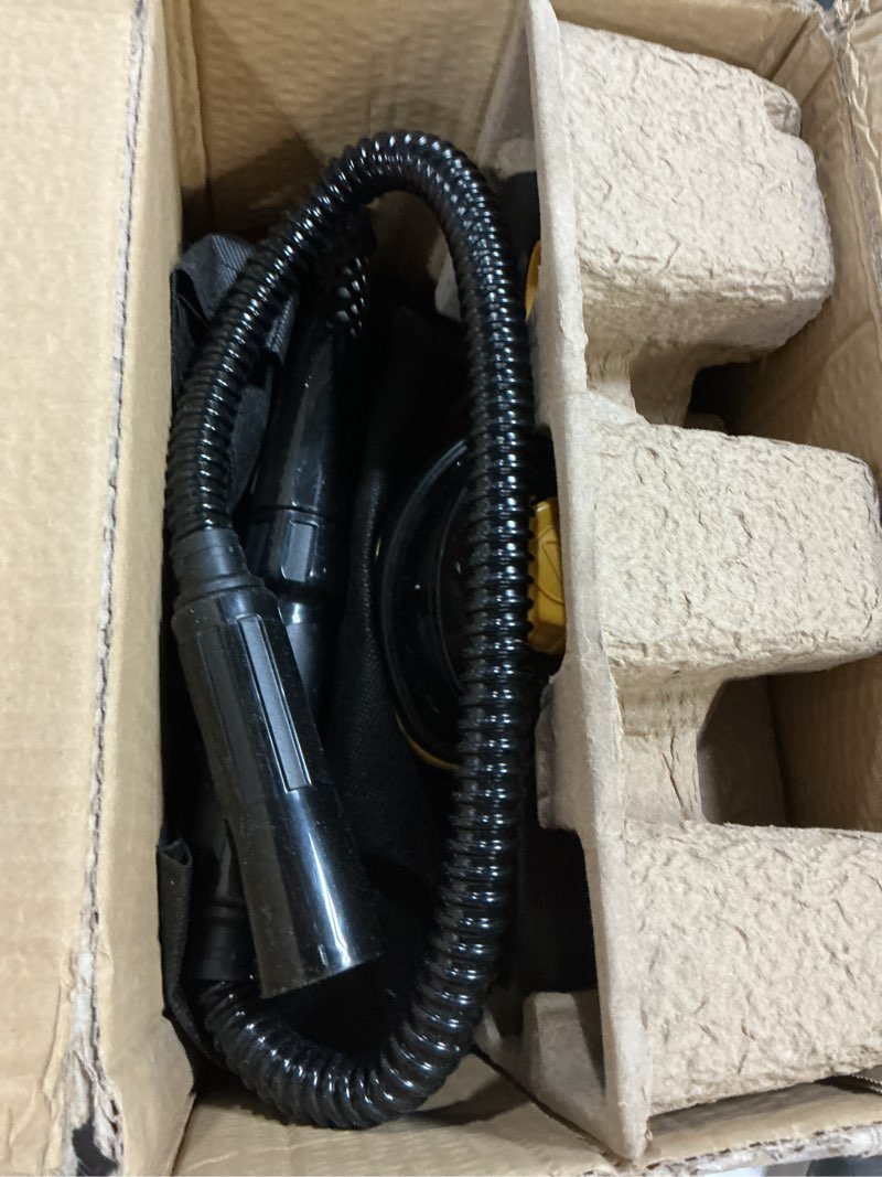 Condition photo showing As Is for McCulloch MC1230 Handheld Steam Cleaner, 10 Minute Runtime, 11 Accessories: Jet Nozzle, Brushes, & More - Built for Home, Tile, Grout, Carpet, Furniture, & Personal Car Detailing