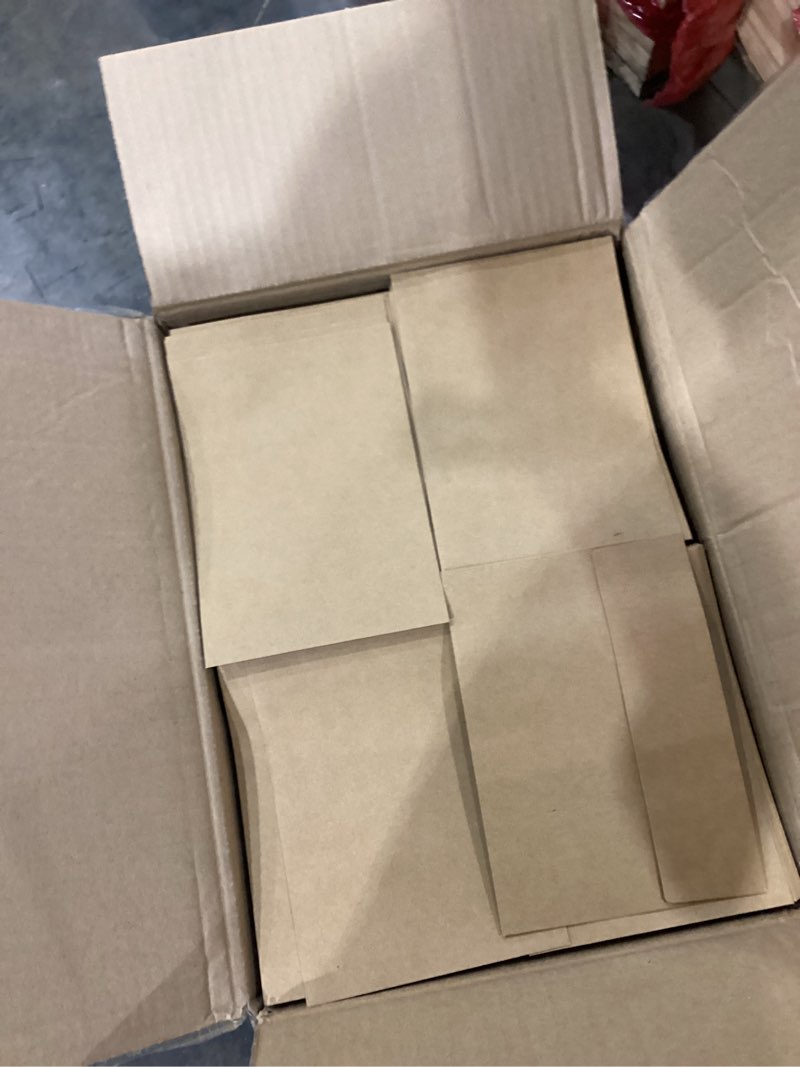 Condition photo showing Good Condition for chiazllta 1000 pieces a7 kraft paper envelopes with self seal bulk 5x7 brown envelopes 120 gsm heavyweight for invitations postcard greeting card photos wedding graduation baby shower birthday party