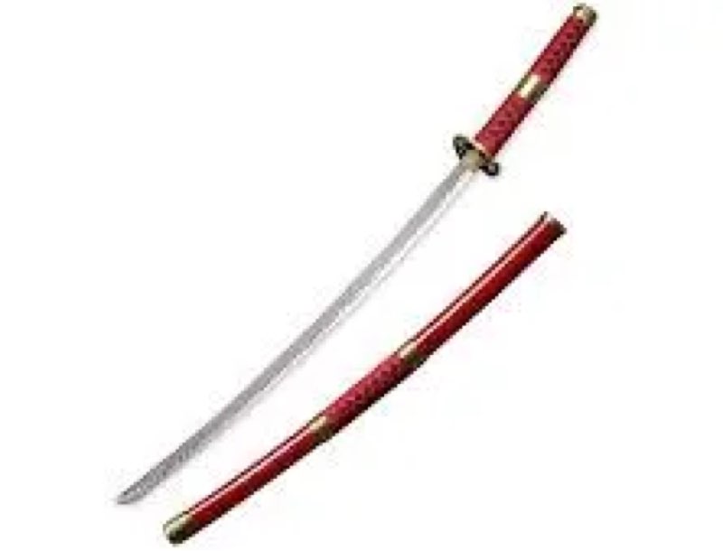 Sword Vally Roronoa Zoro Knifes - Shusui+Wado+Kitetsu+Yubashiri - 40.9?/51.2? - Cosplay Prop Anime Sword Iron Blade Carving Symbol - Handle Absorbs Sweat and Prevents Slipping (Kitetsu, 51.2?)