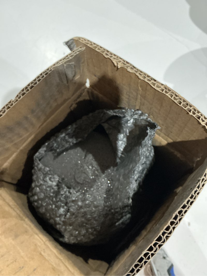 Condition photo showing As Is for molten masters #10-10kg premium black silicon carbide graphite crucibles cup furnace torch melting casting refining for aluminum, gold, silver, copper, brass withstand 1800 ?/3272? number 10
