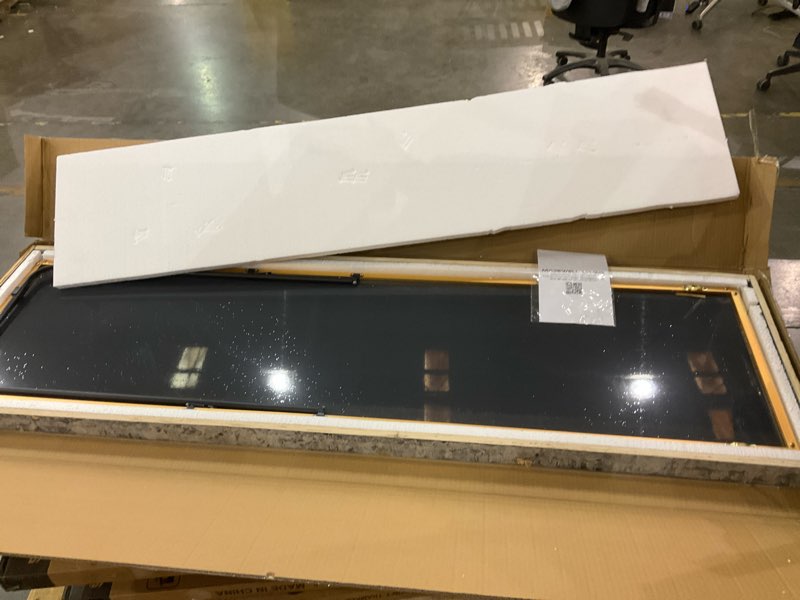 Madewell Living Full Lenth Mirror with Stand, 59"x16" Aluminum Alloy Frame Floor Mirror Hanging or L