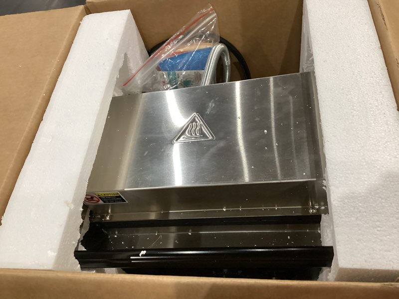 Condition photo showing As Is for hiteemer commercial corn dog waffle maker,hotdog waffle maker machine 6pcs non-stick french muffin irons stainless steel 0-250? temp timer control 110v for home use