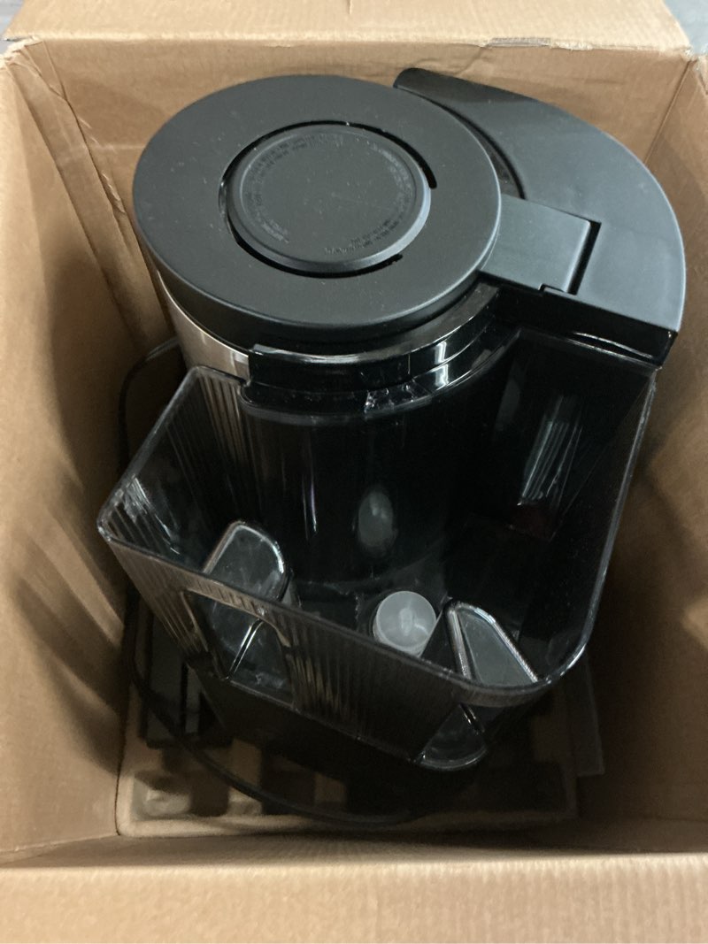 Condition photo showing As Is for ninja fresh brew™ drip coffee maker | programmable 14cup glass carafe, brew classic & rich, 70oz removable water reservoir | small batch, delay brew, adjustable warming plate | stainless steel | ce451 14 cup