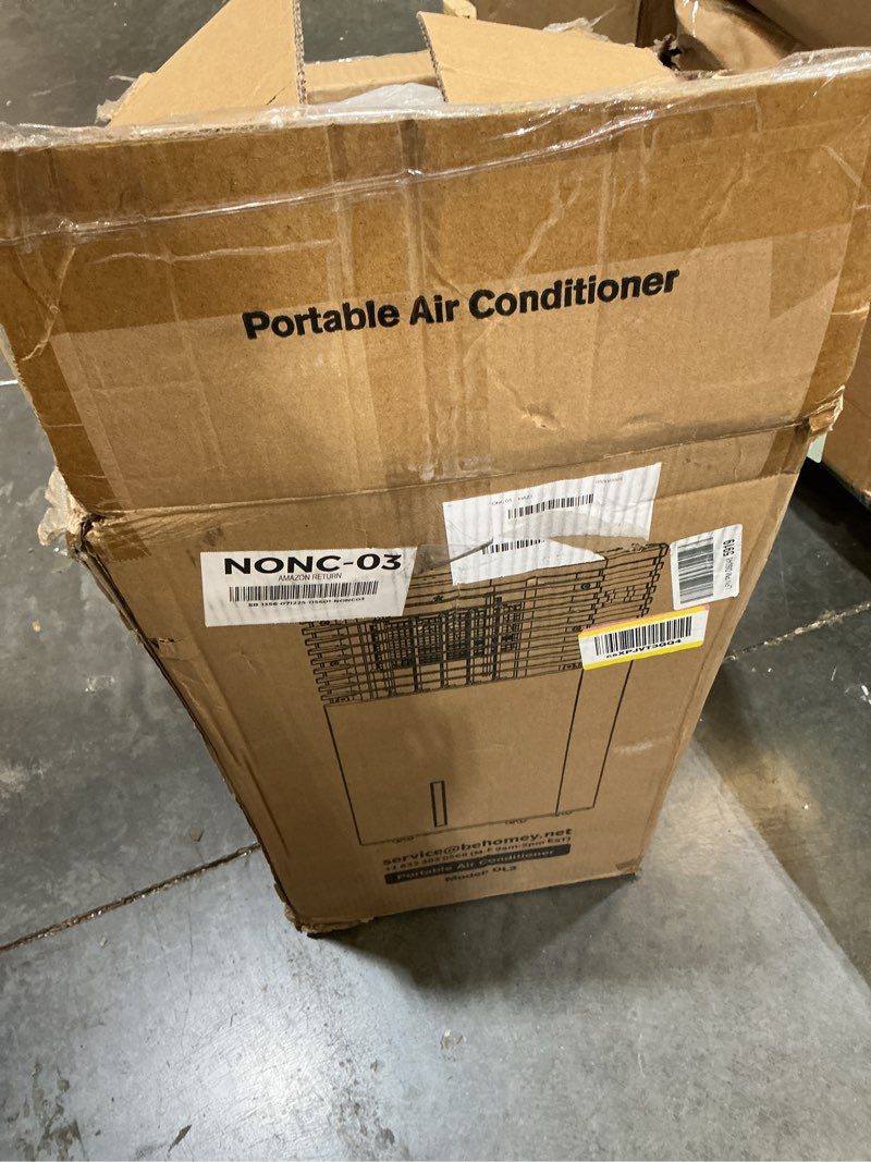 Condition photo showing As Is for portable airconditioner