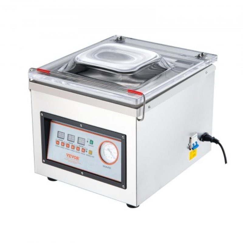 VEVOR Chamber Vacuum Sealer, 320W Sealing Power, Vacuum Packing Machine for Wet Foods, Meats, Marina