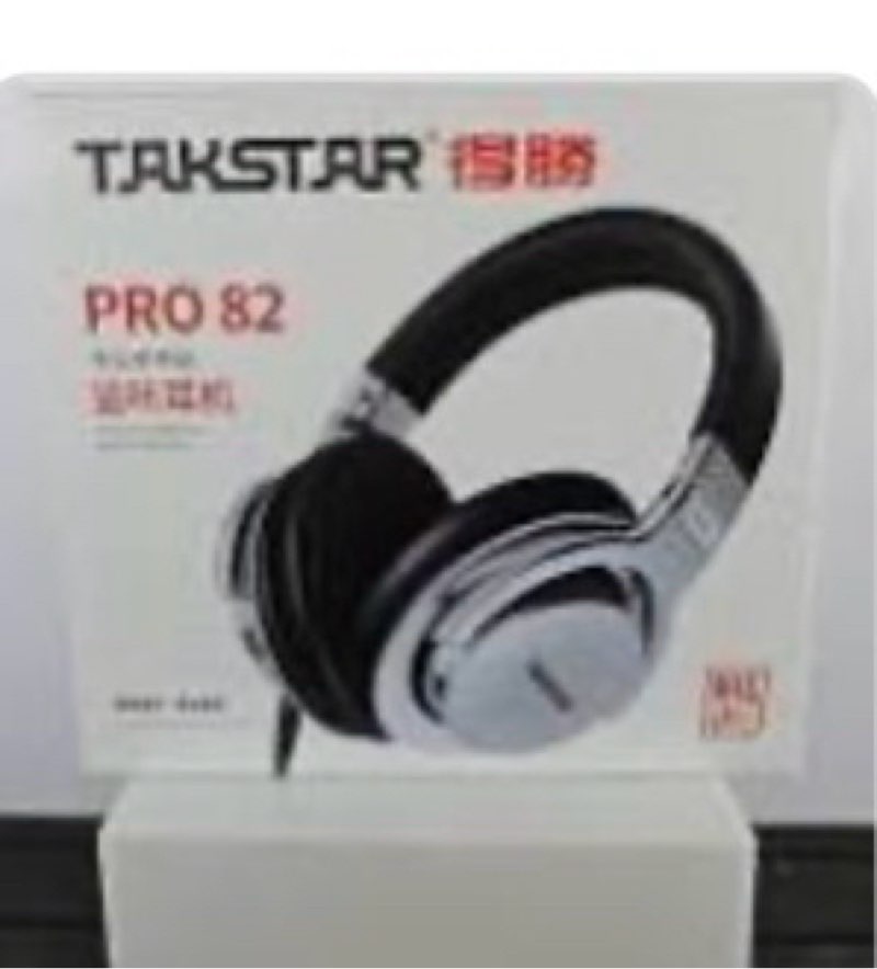 Takstar Pro 82 Professional Studio Dynamic Monitor Headset Black