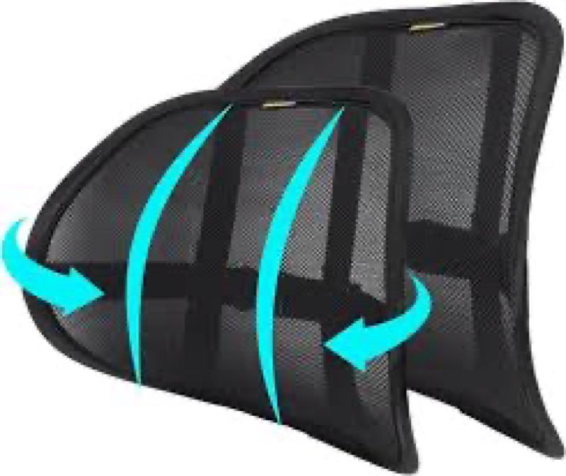 SANHSEHOME Lumbar Support Back Support for Office Chair 2 Pack Lumbar Support Pillow for Car Chair B