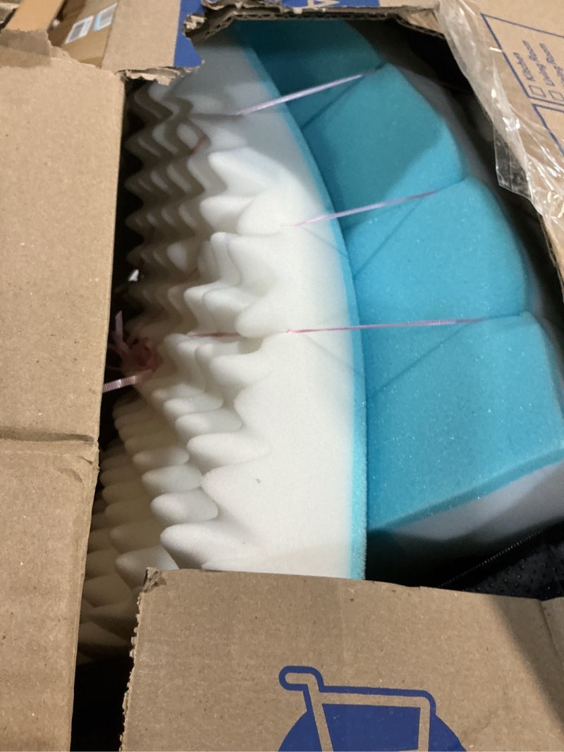 Condition photo showing As Is for eheyciga extra large dog bed othorpedic, memory foam xl dog bed with washable removable cover, waterproof pet sofa couch xlarge size dogs with nonskid bottom, 44x32x6.5, brown brown 44.0"l x 32.0"w x 6.5"th
