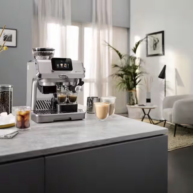 de'longhi la specialista touch ec9455m espresso machine silver steel delonghi