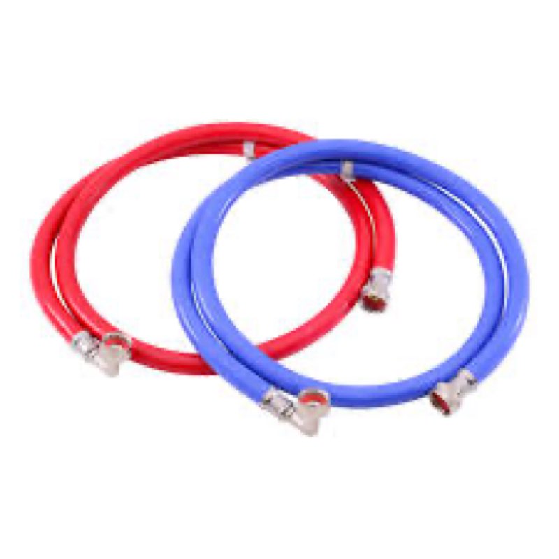 eastman high efficiency washing machine connectors hoses 6 ft length 2 pack