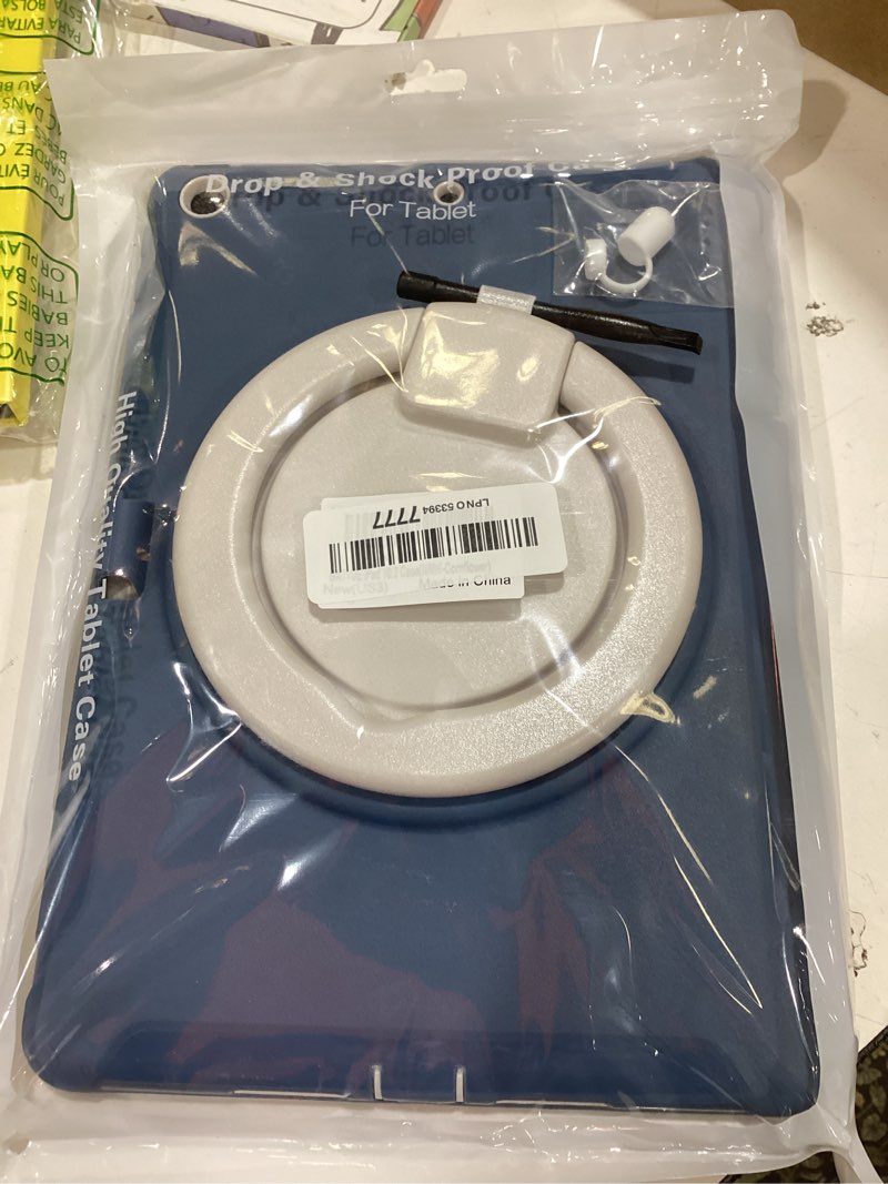 Condition photo showing Good Condition for batyue shockproof case for ipad 7th/8th/9th gen 2019/2020/2021 | 360° multi-angle stand (portrait & landscape) & grip, built-in screen protector, pencil holder, dusty blue