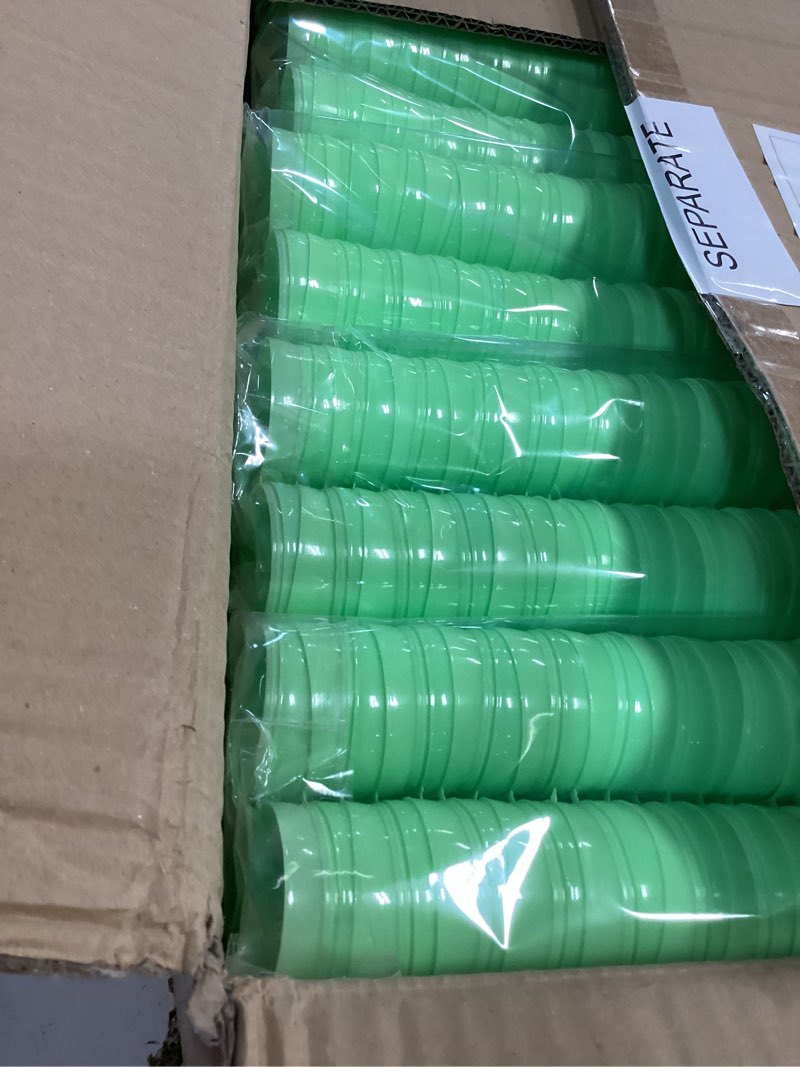 Condition photo showing New/Like New for jumlys 1000 pcs 2.4" plastic easter eggs bulk, 5 colors fillable pastel colorful easter eggs, empty egg with hinge, perfect for easter hunt, basket stuffers fillers and easter theme party favors
