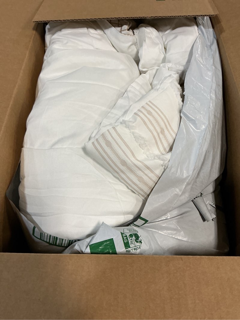 Condition photo showing Good Condition for KAREVER Ivory Boho Comforter Set Queen Mixed Textures Jacquard Bedding Set Durable Chic and Stylish Bedroom Set Ivory Boho Queen(90''*90'')