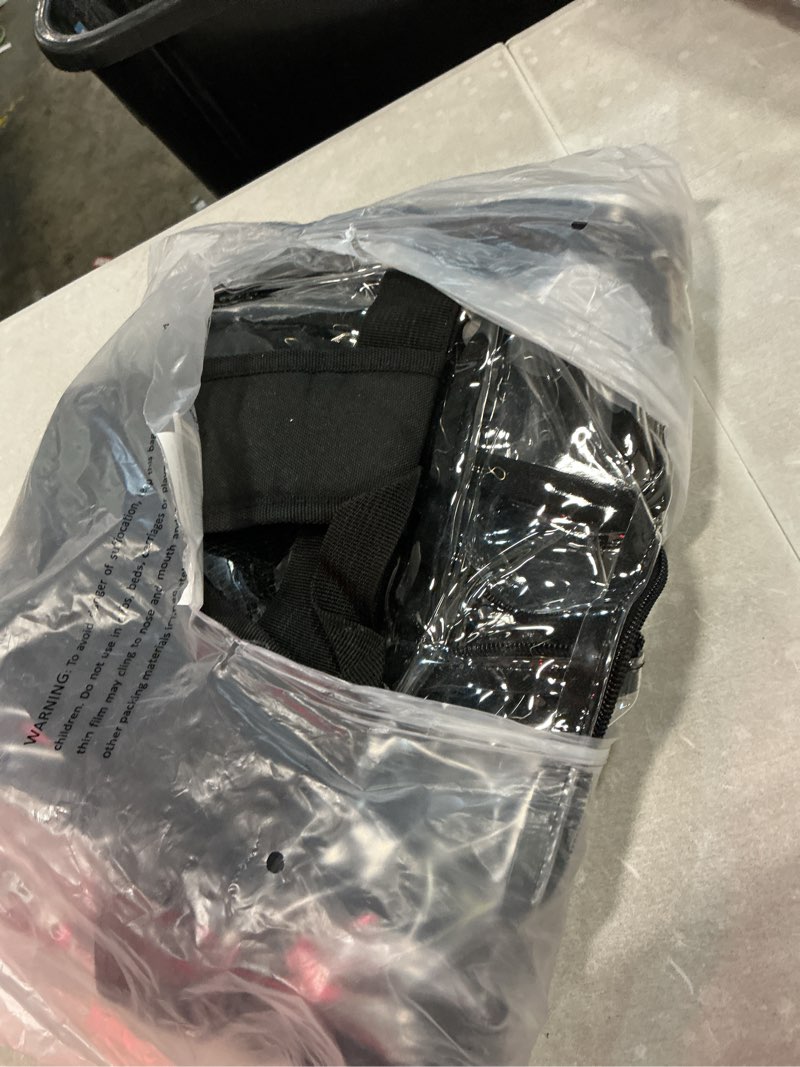 Condition photo showing Good Condition for vorspack clear backpack heavy duty - extra large clear bookbag transparent see through backpacks for college work festival - black black x-large