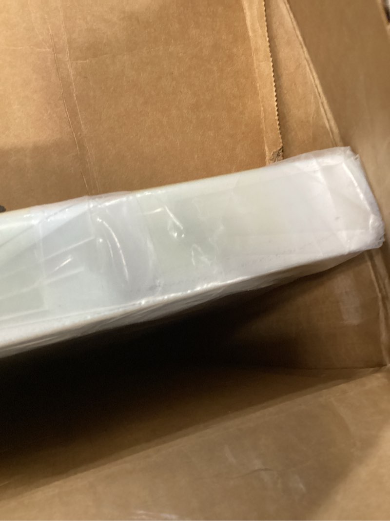 Condition photo showing Good Condition for qeeig floating shelves for wall 47.2" extra long - wall mounted shelf bathroom kitchen living room bedroom farmhouse home decor display bookshelf large 47.2 x 9.3 inch set of 2, white (008-120w) 47.2" b. white