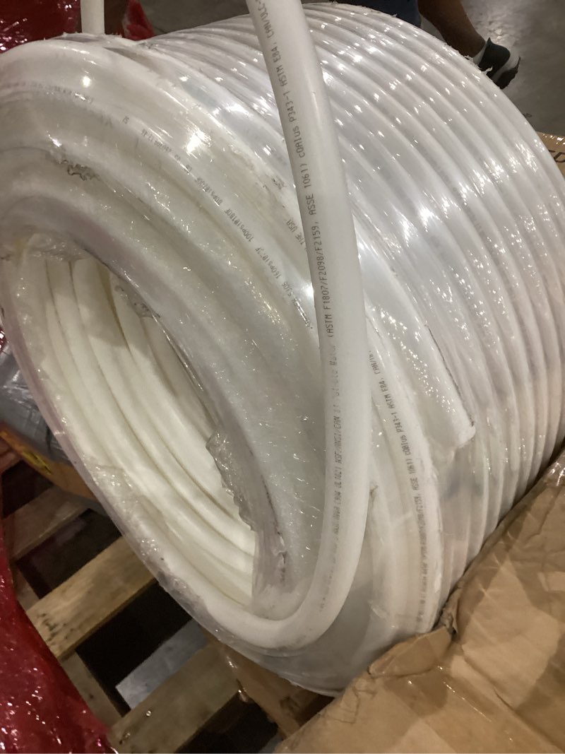 Condition photo showing Good Condition for sharkbite 1 inch x 500 feet white pex-b, pex pipe flexible water tubing for plumbing, u880w500