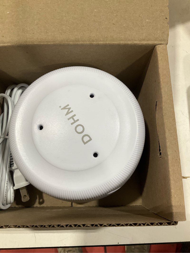 Condition photo showing Good Condition for yogasleep dohm uno white noise sound machine, real fan inside for non-looping white noise, sleep aid, office privacy & meditation for adults & baby, registry gift (white) white pack of 1