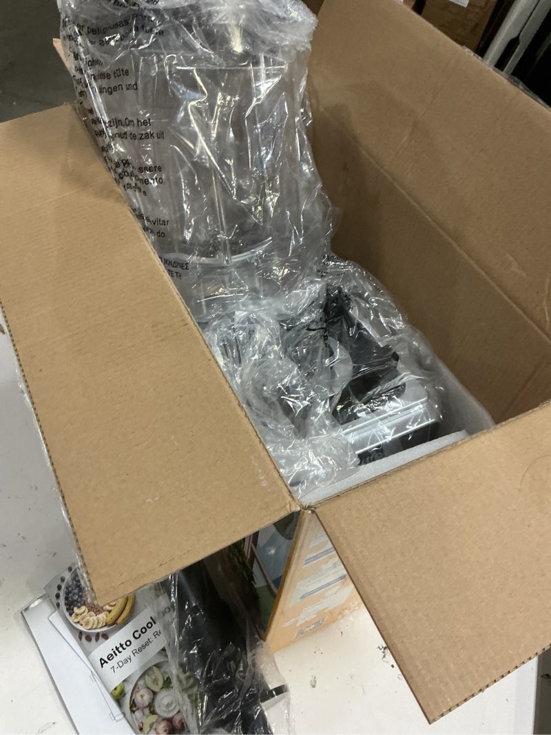 Condition photo showing Good Condition for aeitto blenders for kitchen 1800w professional countertop blender, 68oz large capacity smoothie blender with 3 programs & 7 speeds for smoothies, ice crush, frozen drinks, black black 68oz
