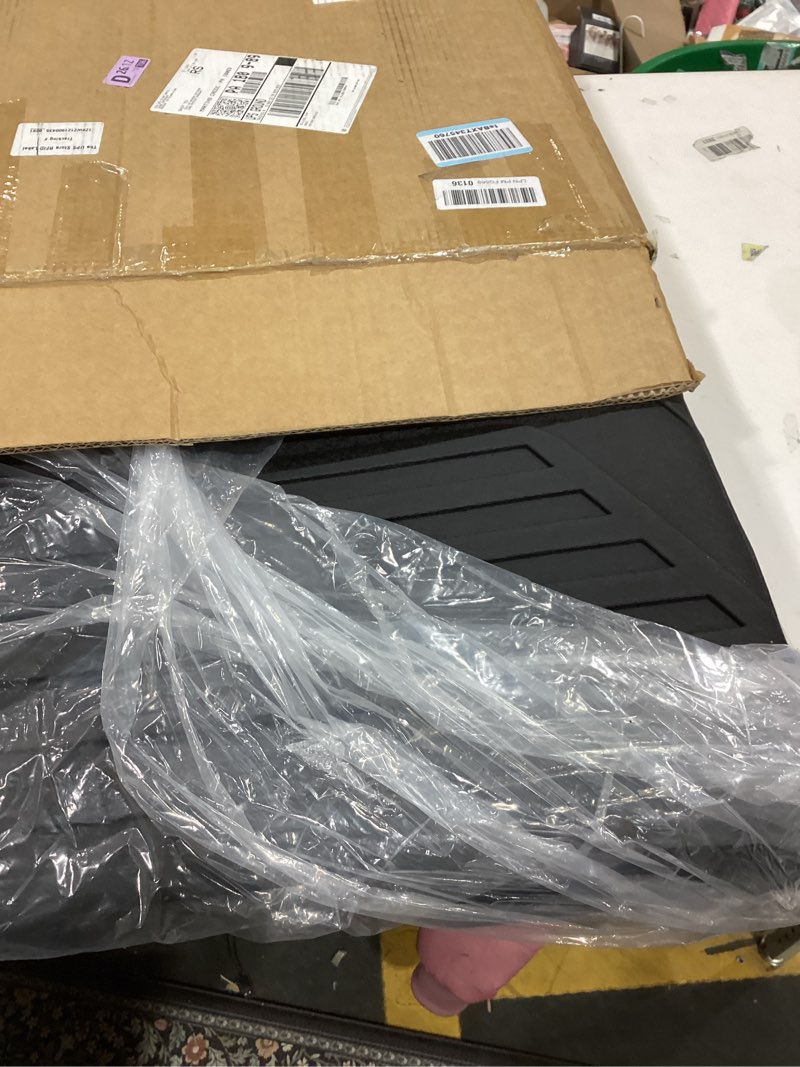Condition photo showing As Is for Floor Mats for 2007-2014 Ford Edge/2007-2015 Lincoln MKX, Trunk Mat and Backrest Mat All Weather TPE Protector for Ford Edge Accessories 1)Edge|2007-2014