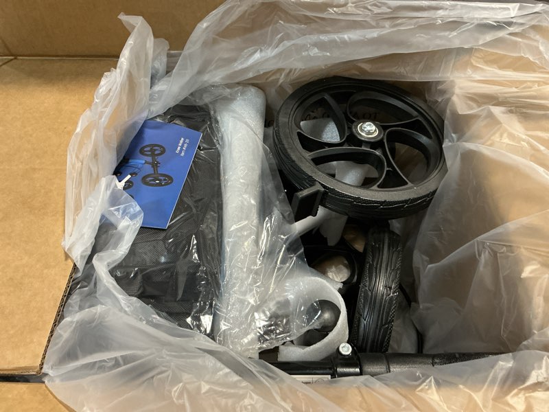 Condition photo showing New/Like New for knee scooter?knee scooter for adults for foot surgery?knee walker for foot injuries compact crutch alternative with dual braking system (blue)