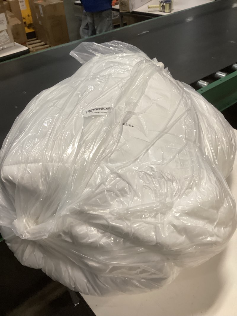 Condition photo showing As Is for Ultra Soft Queen Mattress Topper - Cloud-Like Mattress Pad for Back Pain Relief - Breathable Cooling Material for Hot Sleepers Microfiber Queen