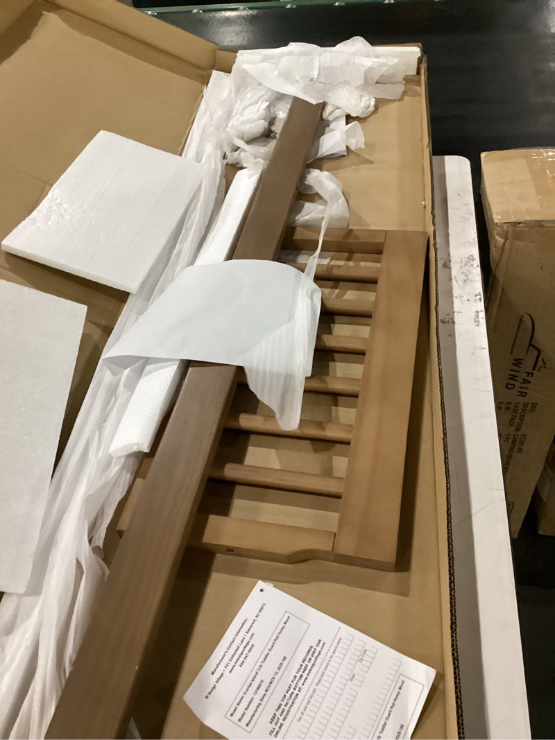Condition photo showing Good Condition for soho baby everlee island crib to toddler bed guard rail conversion kit, honey wood