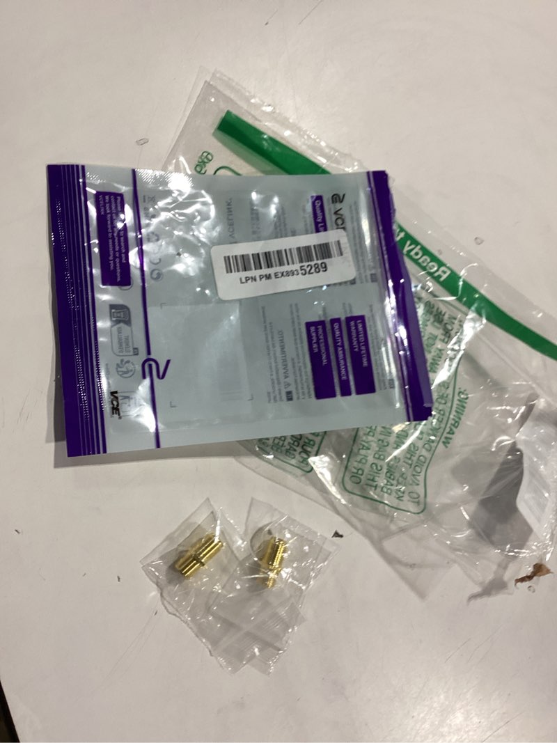 Condition photo showing Good Condition for vce coaxial cable connector, rg6 coax cable extender f-type gold plated adapter female to female for tv cables, 2 pack