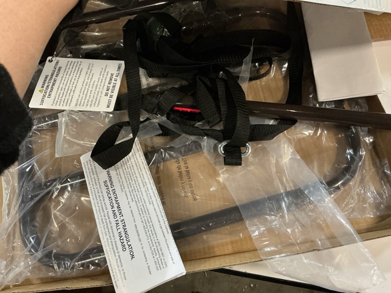 Condition photo showing As Is for able life bedside extend-a-rail, adjustable senior bed safety railing and stand assist grab bar, extendable guardrail for seniors and elderly adults, astm safety approved bedrail