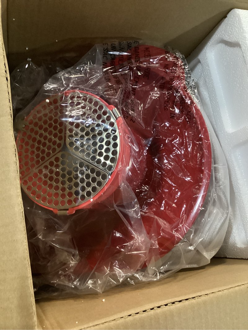 Condition photo showing Good Condition for Presto 04868 Orville Redenbacher's Fountain Hot Air Popper, 20-Cups, Red