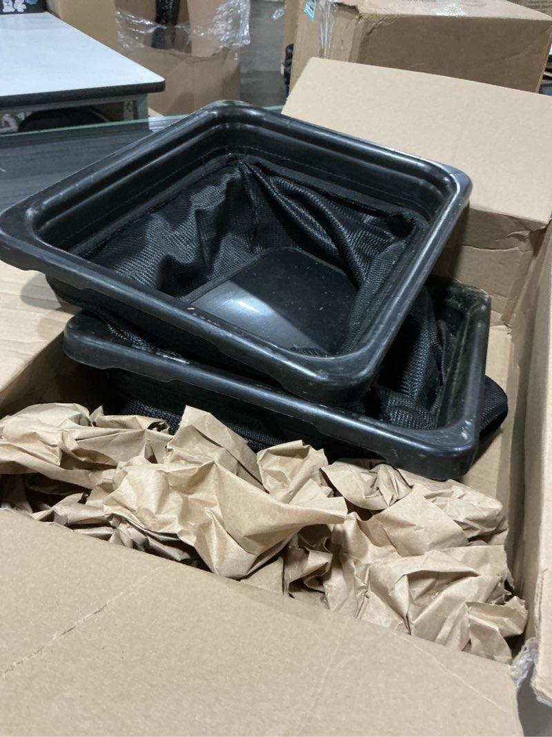 Condition photo showing As Is for (theres 2) braveboy 964-05104 964-04090a 964-04096a grass bag assembly compatible with mtd/troy bilt/cub cadet/craftsman rzt 42 44 46 48 50 54 60 s, w/hard bottom (1 pack)