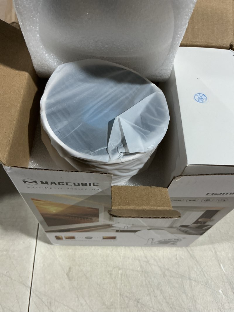 Condition photo showing Good Condition for magcubic hy300pro mini projector with wifi and bluetooth, 4k support 200ansl smart portable projector, autokeystone, 180° rotation, home video proyector for home, bedroom, outdoor