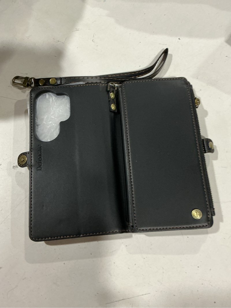 Condition photo showing Good Condition for defencase for samsung galaxy s26 ultra magnetic wallet case compatible with magsafe with rfid blocking zipper & card holder women, pu leather detachable phone case for galaxy s26 ultra 6.9", black galaxy s26 ultra (detachable with magsafe)-black