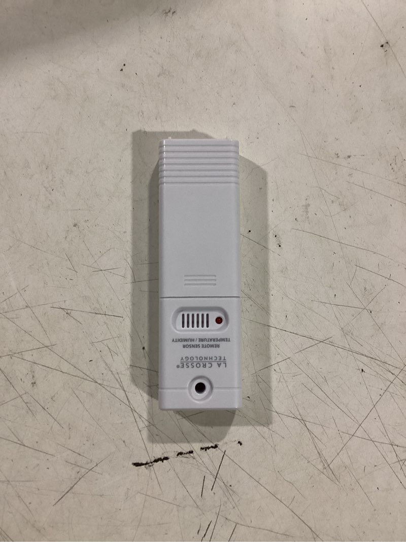Condition photo showing Good Condition for la crosse technology wireless outdoor temperature & humidity sensor - wall mounted, accurate, weather resistant, wide temperature & humidity gauge transmission range (330ft range), battery powered