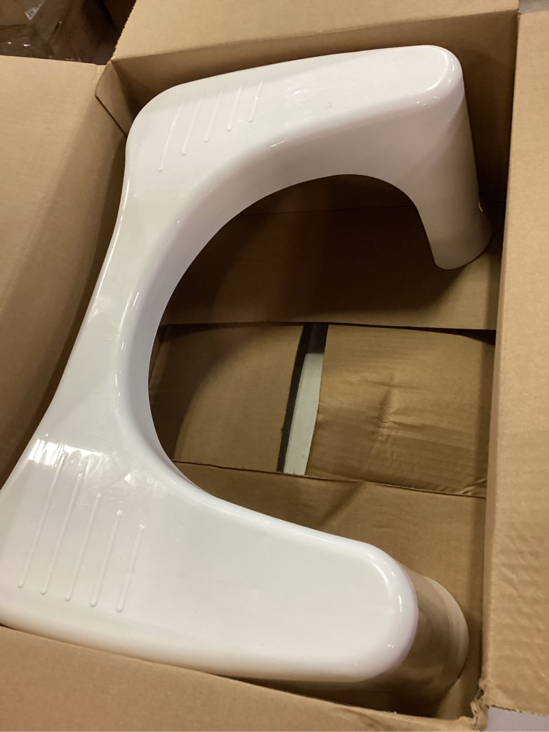 Condition photo showing Good Condition for Squatty Potty Simple Curve Bathroom Toilet Stool 7" White
