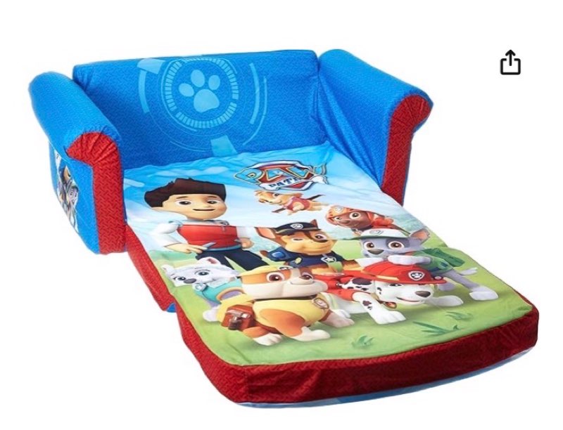 (Similar to stock photo) Marshmallow Furniture, Children's 2 in 1 Flip Open Foam Sofa, Nickelodeon Paw Patrol, by Spin Master