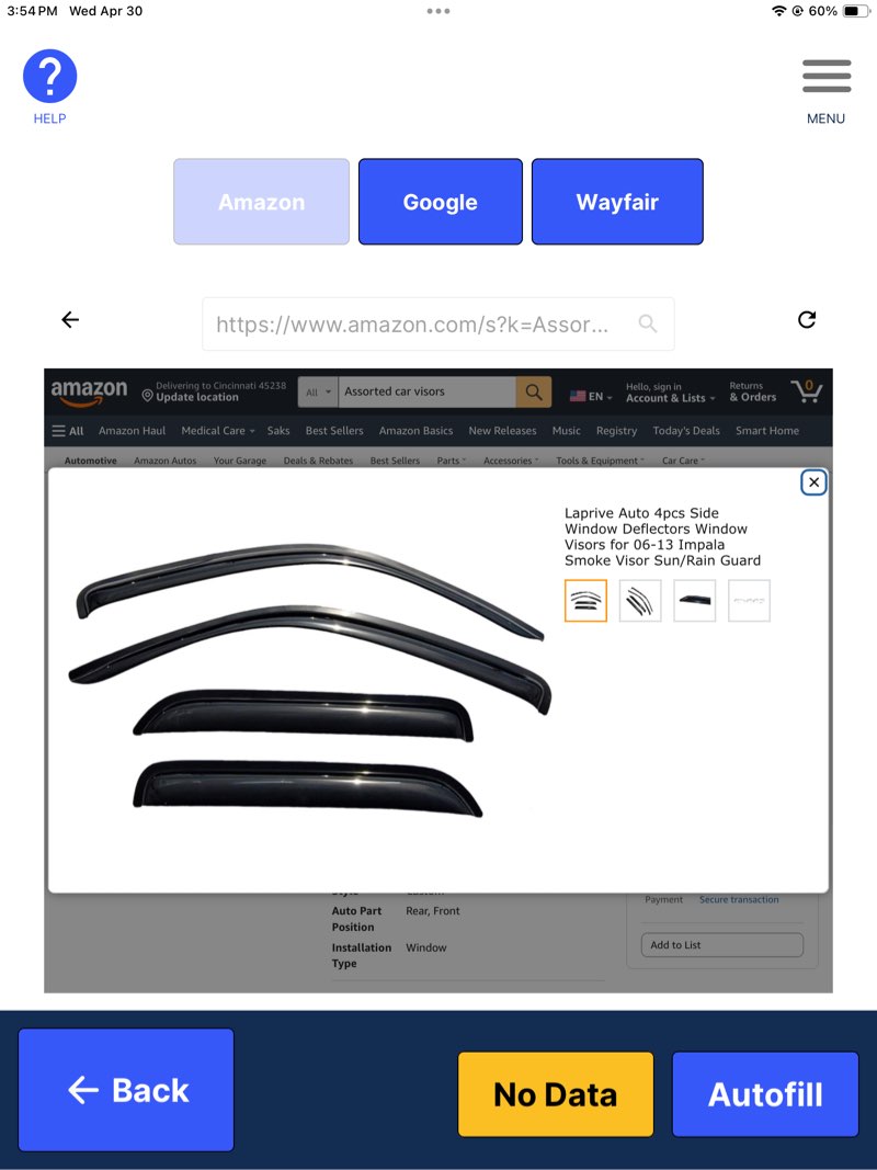 Assorted Car Visor 