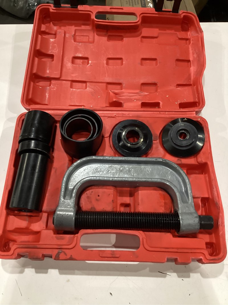 Condition photo showing Good Condition for ball joint removal tool kit,10pc ball joint press kit for most 2wd 4wd cars and light trucks (red)