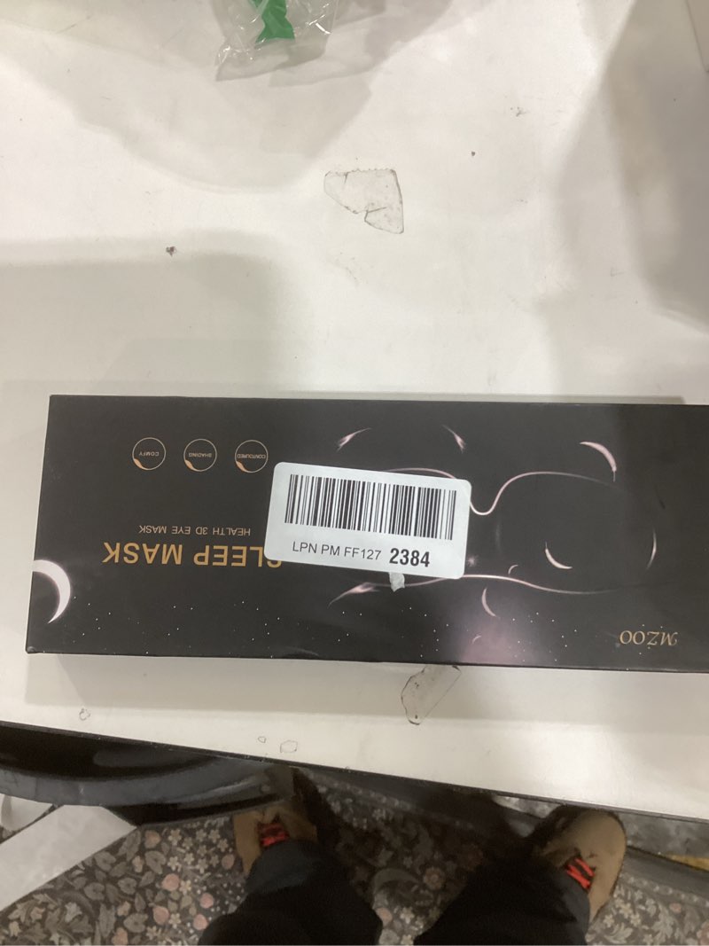 Condition photo showing New/Like New for MZOO Luxury Sleep Eye Mask for Side Sleeper Men Women, Zero Eye Pressure 3D Sleeping Mask, Light Blocking Patented Design Night Blindfold, Soft Eye Shade Cover for Travel, Pink E-pink