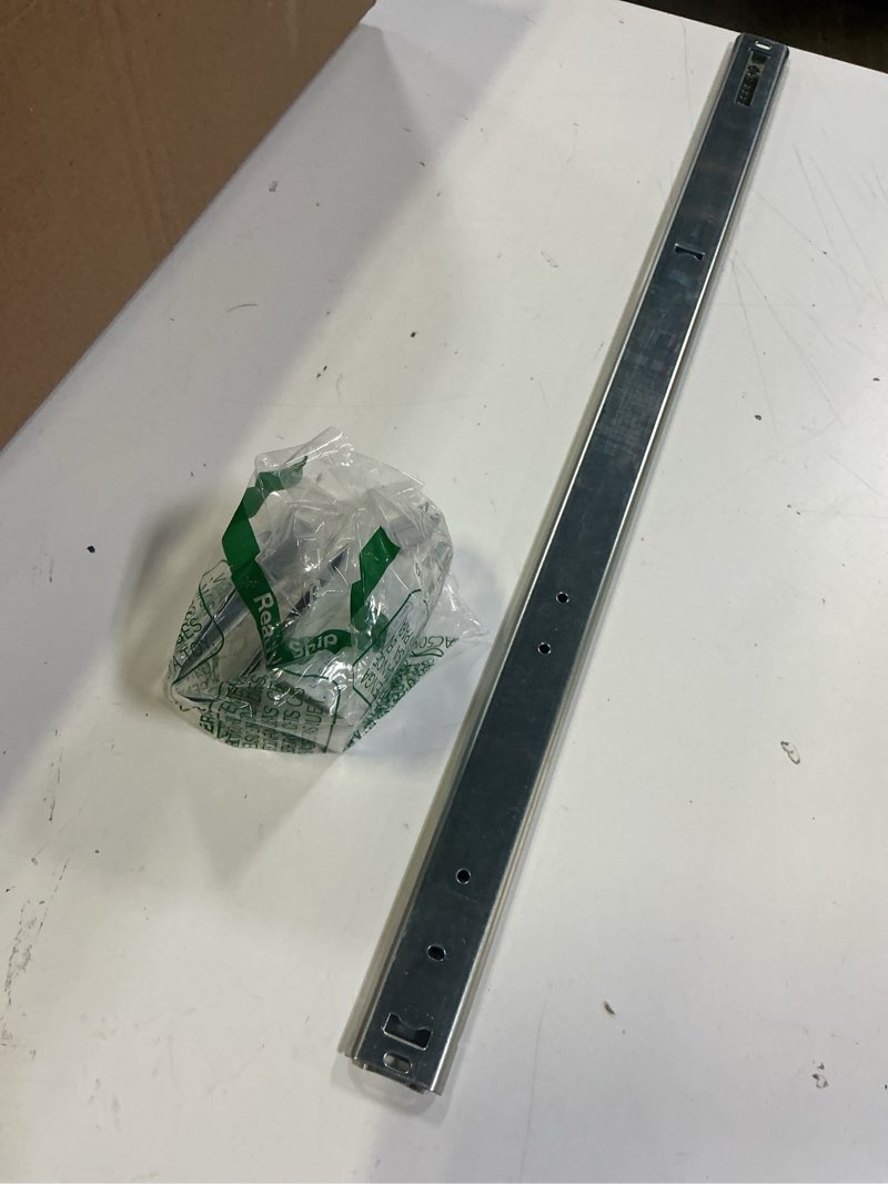 Condition photo showing Good Condition for lontan 1 pcs center mount drawer slides bottom mount for cabinet and dresser 24 inch heavy duty drawer rails 17.74" extension glide track 24 inch 1
