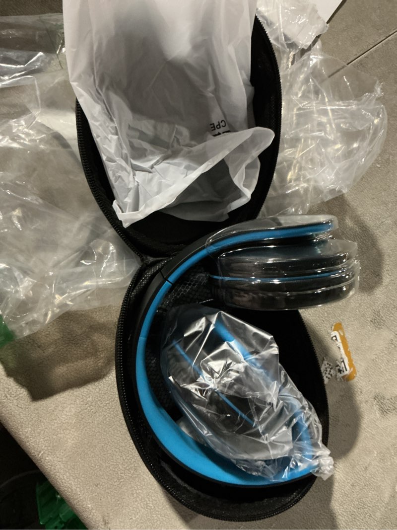 Condition photo showing New/Like New for ZIHNIC Bluetooth Headphones Over-Ear, Foldable Wireless and Wired Stereo Headset Micro SD/TF, FM for Cell Phone,PC,Soft Earmuffs &Light Weight for Prolonged Wearing (Black/Blue)