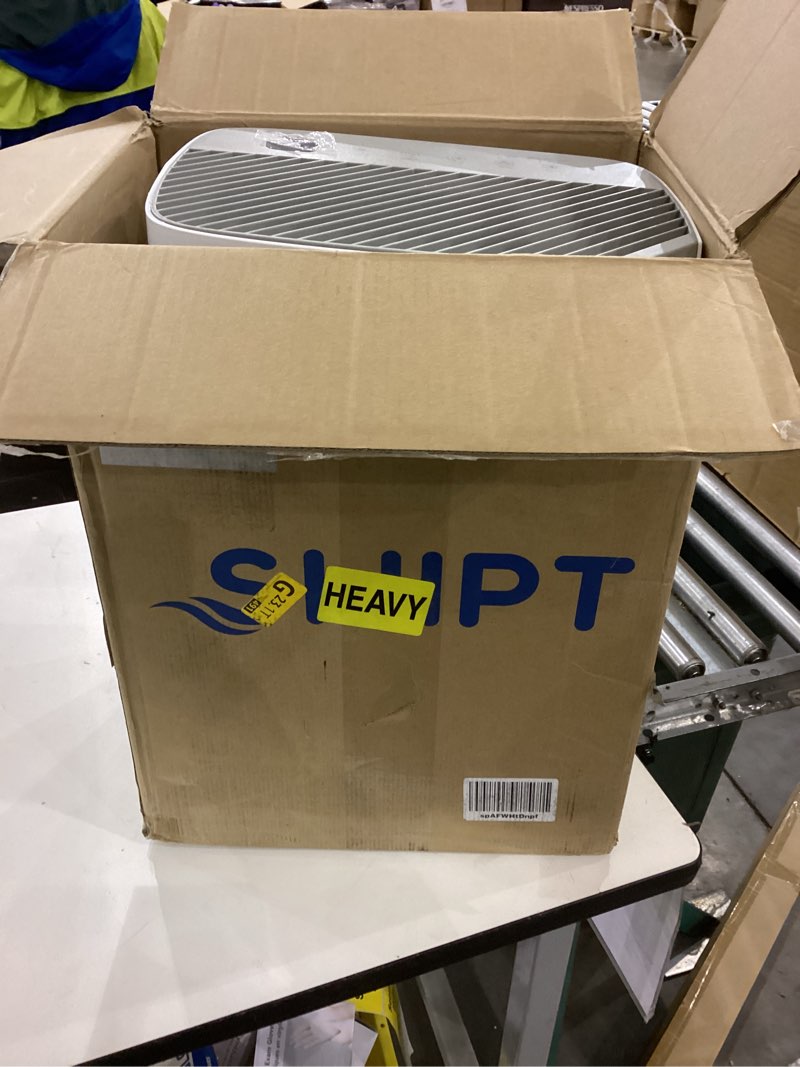 Condition photo showing As Is for Dehumidifier for Basement, App-Controlled Dehumidifiers for Home with 6.56 Feet Drain Hose, 6000 Sq. Ft. Max 100 Pints Large Dehumidifier with Adjustable Humidity Control, Auto Shutoff, Auto Defrost 100 Pints 6000 Sq. Ft With WIFI