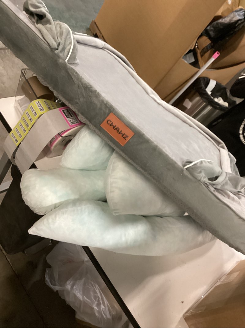 Condition photo showing Good Condition for Extra Large Dog Bed, Orthopedic XL Dog Bed with Cooling Gel Memory Foam, Waterproof Pet Bed with Removable Washable Cover, 42" Pet Sofa Couch Dutch Velvet with Bone Toy, Dark Gray Dark Grey X-Large(42"L x 30"W x 9.5"Th)