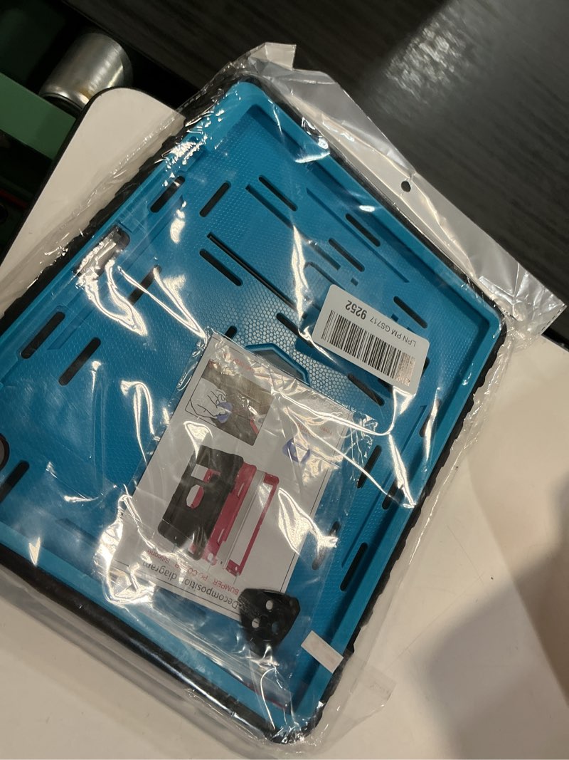 Condition photo showing Good Condition for grifobes case for ipad air 13-inch (m4/m3/m2) 2026/2025/2024, heavy duty shockproof rugged protective cover with pencil holder/built-in stand for i pad air 13" (black+blue) black / blue for ipad air 13"