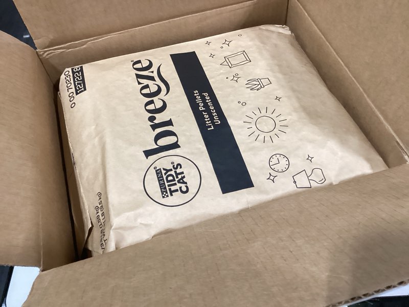 Condition photo showing New/Like New for Purina Tidy Cats Litter Pellets, Breeze Refill Litter Pellets in Recyclable Box - (6) 3.5 lb. Bags 21 Pound (Pack of 1)