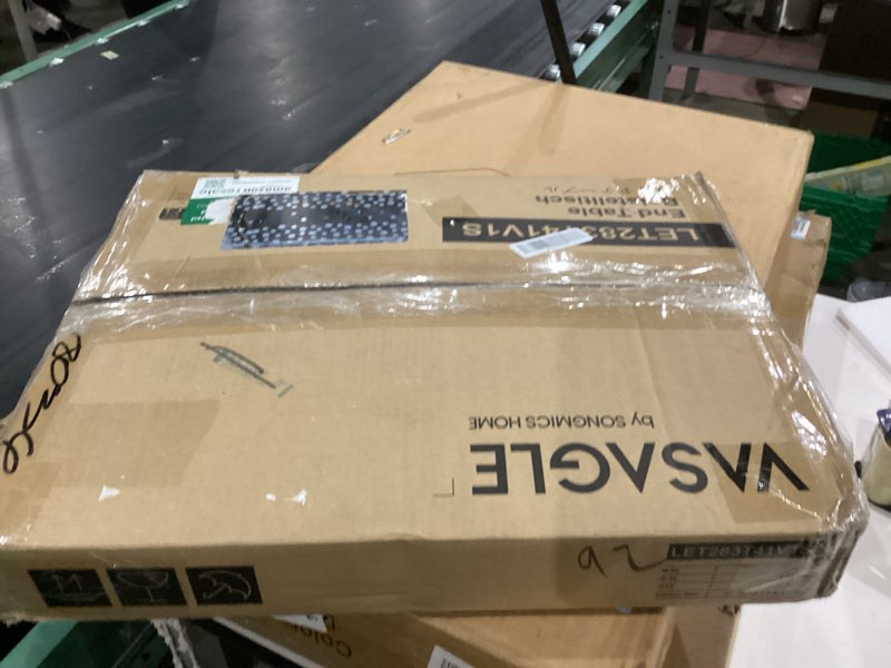 Condition photo showing Good Condition for VASAGLE MAEZO Collection - Side Table, 2-Tier Small Round End Table, Nightstand with Tapered Legs, C