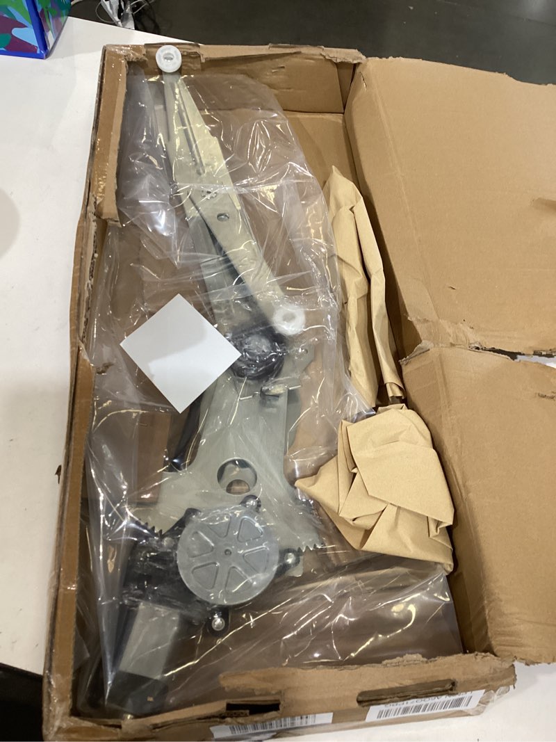 Condition photo showing As Is for scitoo power window regulator with motor for chevrolet for camaro | fit 1993-2002 for chevrolet for camaro front left driver side|2 pins motor| replaces oe# 741-886|10305686 front driver side(lh)