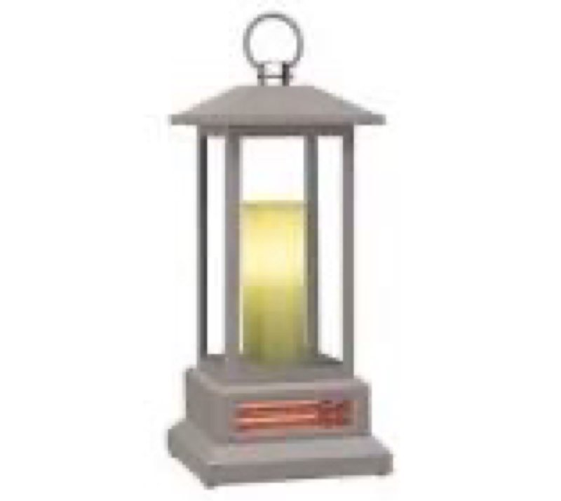 duraflame lantern style infrared quartz heater cream 