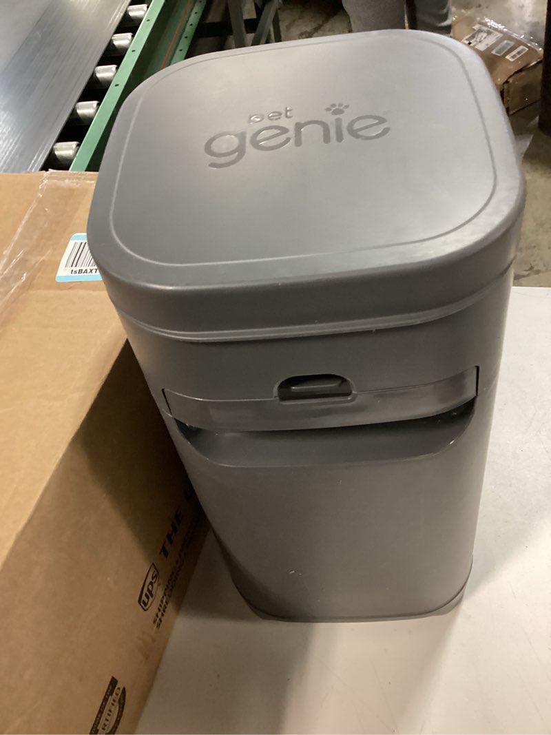 Condition photo showing Good Condition for Pet Genie Pail | Dog Waste Disposal System for Odor Control | Includes 1 Squa...