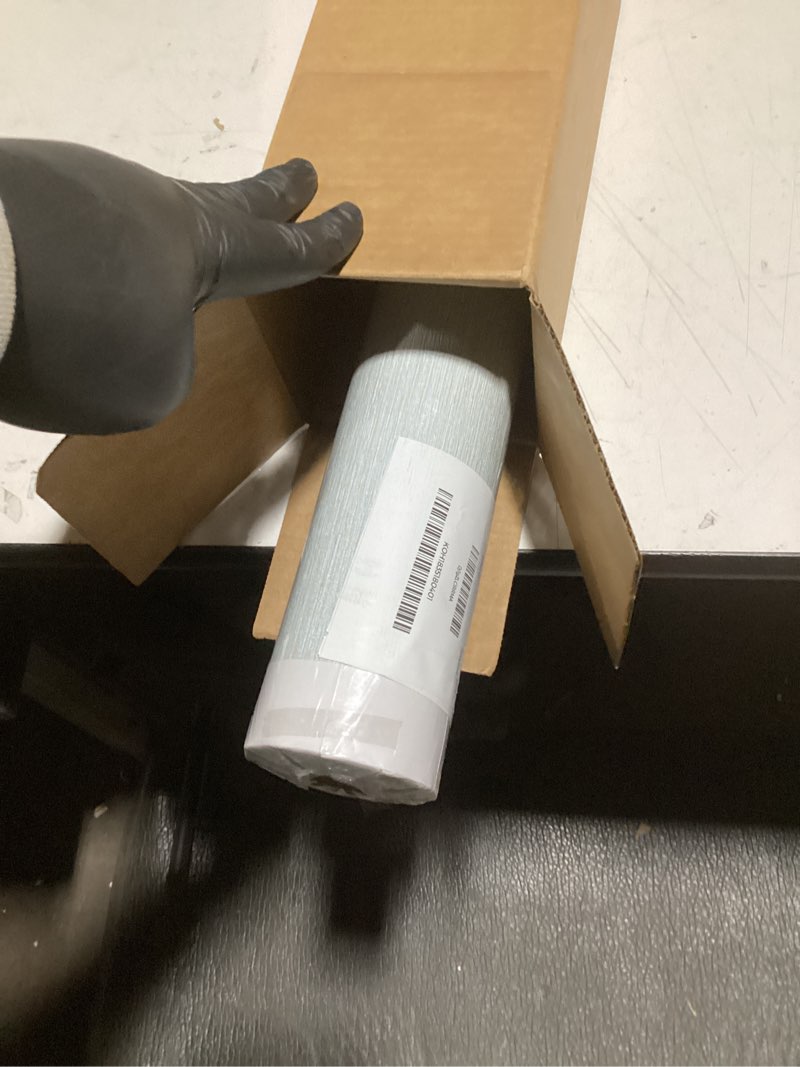 Condition photo showing Good Condition for Haimin Grasscloth Wallpaper Peel and Stick 20.9in X 393in Fabric Contact Paper Wall Paper Textured Wallpaper Horizontal Stripes Look Self-Adhesive Thick Vinyl Embossed (Light Blue)